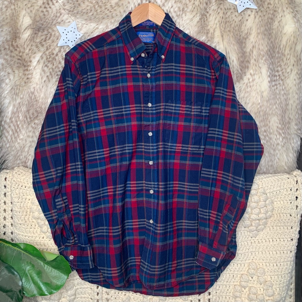 Pendleton Sir Pendleton Plaid Button Down Shirt - image 1